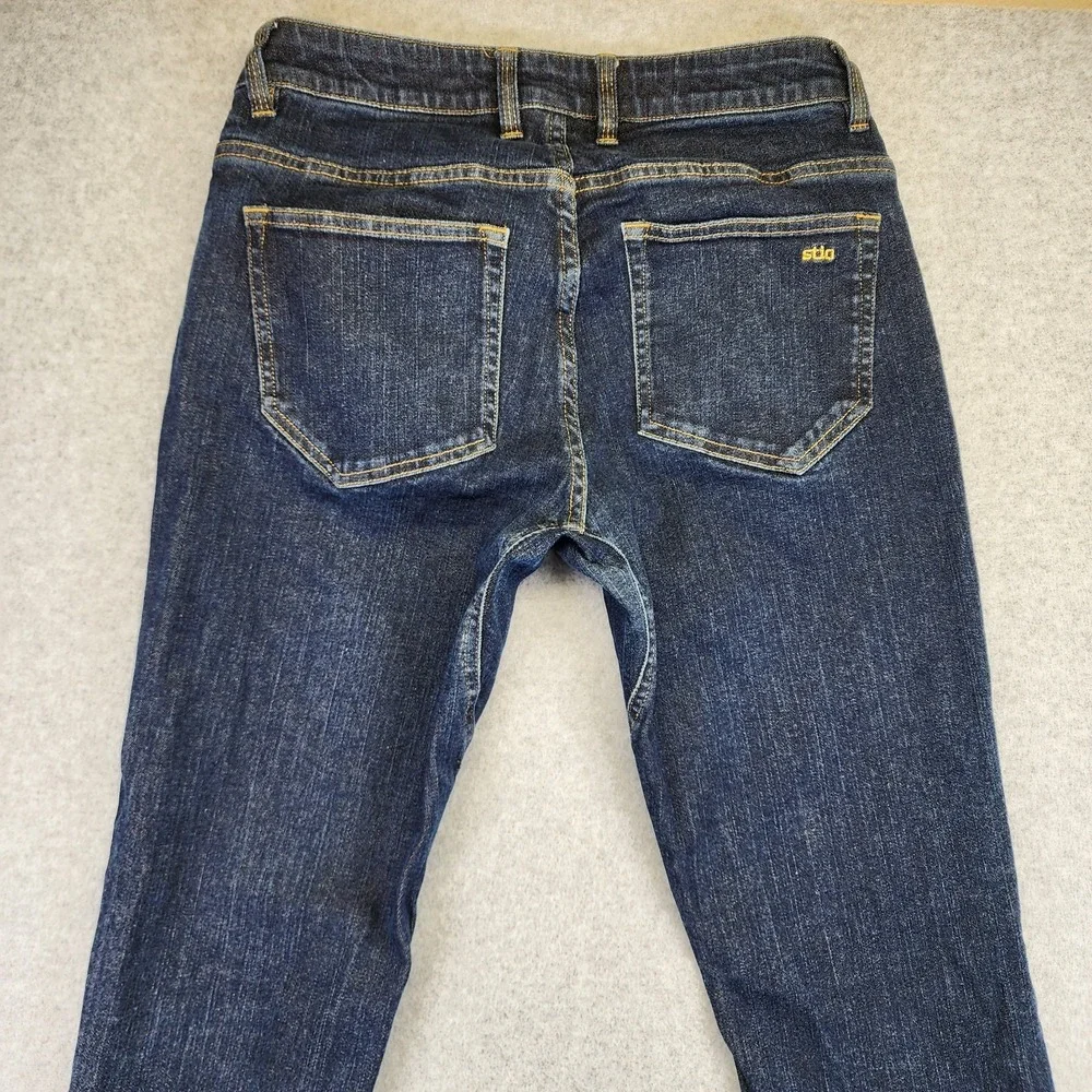 Stio Rivet Jeans Mens 30R 30x32 Straight Leg Organic Blue Cotton Stretch Denim